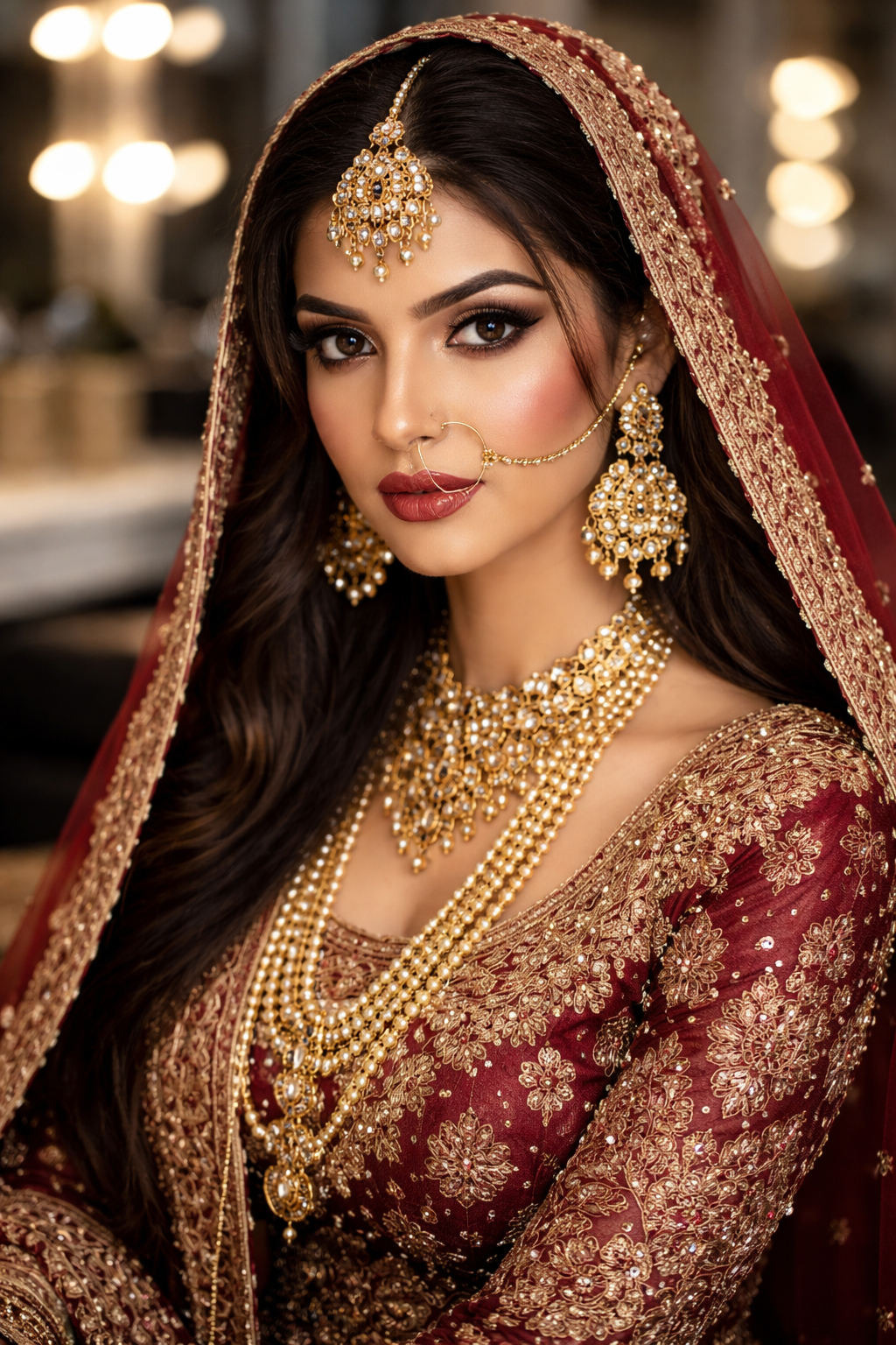 Asian bridal makeup Birmingham by MUA Farah